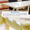 Glarks 30 Pack Rectangular Shape Plastic Table Cover Clips Tablecloth