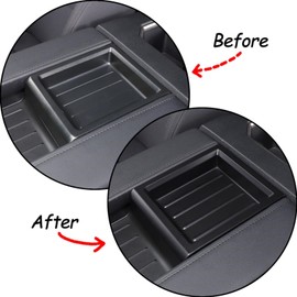 TOYCIDFG Car Armrest Box Tray Insert for Toyota Tundra 2022 2023 2024 Pickup Truck, Car Center Console Organizer Storage Replacement Accessories (Armrest Tray)