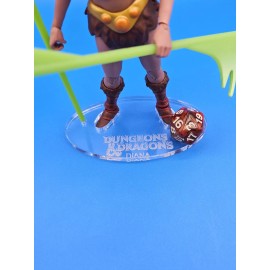 APG Dungeons & Dragons Diana Acrylic Base / Stand.   **NO TOY** Target 2023 DND