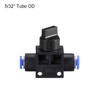 sourcing map 4mm OD Pneumatic Air Flow Control Valve with