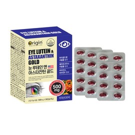 Origin Eye Lutein & Astaxanthin Gold 30 Capsules / 오리진 눈 루테인 앤 아스타잔틴 골드 30캡슐