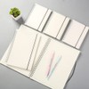 Shulaner Spiral Notebook A6 Blank, 80 Sheets Paper, PP Matte