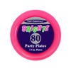 Party Essentials Colors Plastic Party Supplies, 80-Count, 7.5" Round Salad