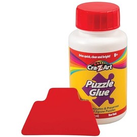 RoseArt Jigsaw Puzzle Glue with Applicator - Saves, Laminates and Preserves Finished Jigsaw Puzzles - Easy to Apply, Dries Quick, Clear & Bright