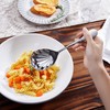 KEAWELL Premium 8.5" Hammered Vegetable Spoon – 18/10 Stainless Steel