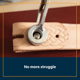 Weaver Leather Supply Chicago Screw Removal Tool, Steady Adjustable Rubberized Screw Gripper, Leathercraft Tool for Leather Belts, Holsters, and More