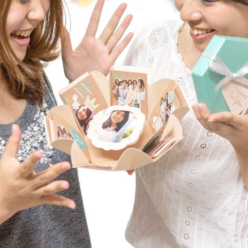 BOX ALBUM HEART SAH-02 GOLD