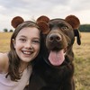 CURASA Brown Bear Ears Headband Animal Chipmunk Ears Teddy Bear