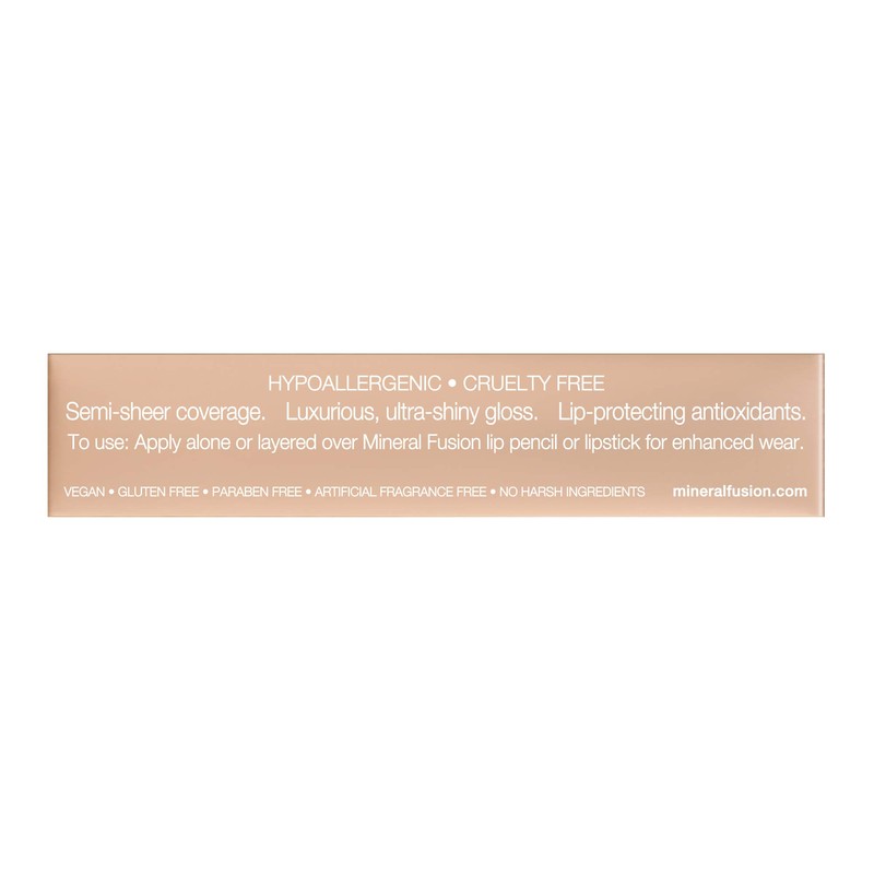 Mineral Fusion Lip Gloss, Captivate, 0.135 Ounce