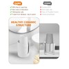 ABRUTY Bathroom Cup Dispenser, 3oz-4oz Ceramic Paper Cup Holder, Small