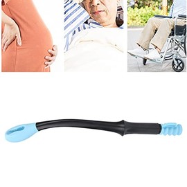 Toilet Paper Wiping, Reach Comfort Self Assist Wiper Bathroom Toilet Aids for Obese Limited Mobility Black (Blue)