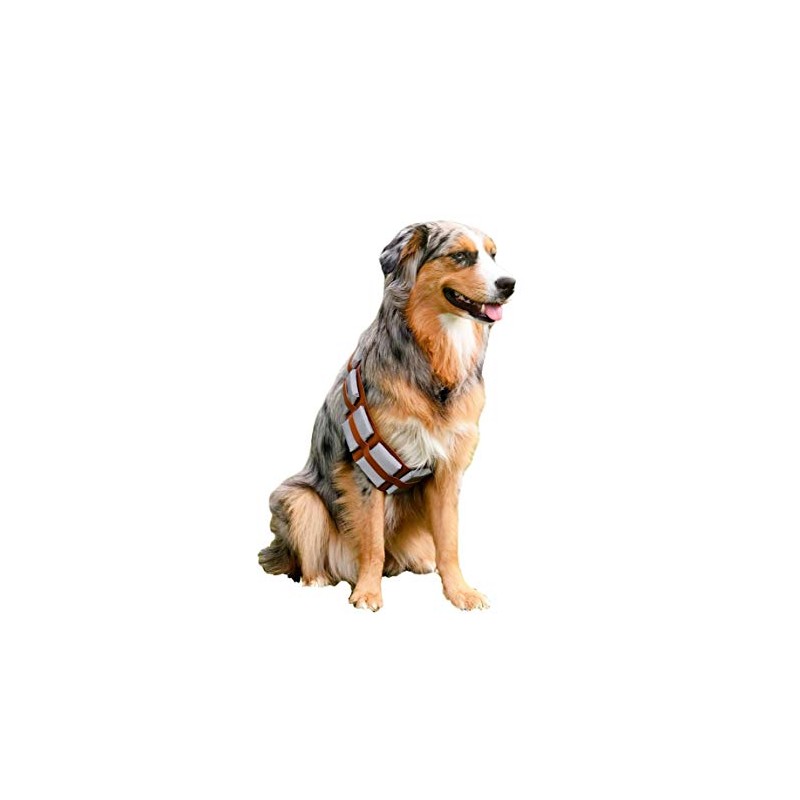 ComfyCamper Peludo Star Warrior - Disfraz de perro con cinturón