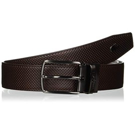 Lacoste BELT Reversible Leather Belt, dark brown