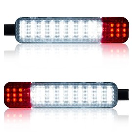 NEIFILES LED Door Panel Light Interior Courtesy Light Compatible with 1995-1999 Chevy C/K Silverado Sierra Yukon Warning Light Lamp Intended for Hum-mer H2 2003-2009 Led Red White Color