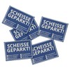 trendaffe Die Scheisse Geparkt! Notes with German Road Traffic Regulations