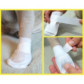 Pawflex Bandages Medimitt Bandages for Pets (Pack of 4) Large
