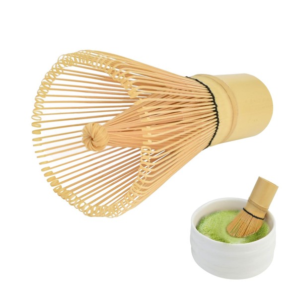 Bamboo Matcha Broom, Matcha Broom Japanese Accessories for Tea Ceremony, Tea Whisk Matcha Brush, Matcha Green Tea Whisk Chasen, Matcha Bamboo Whisk Matcha Whisk for Matcha Powder Tea Ceremony