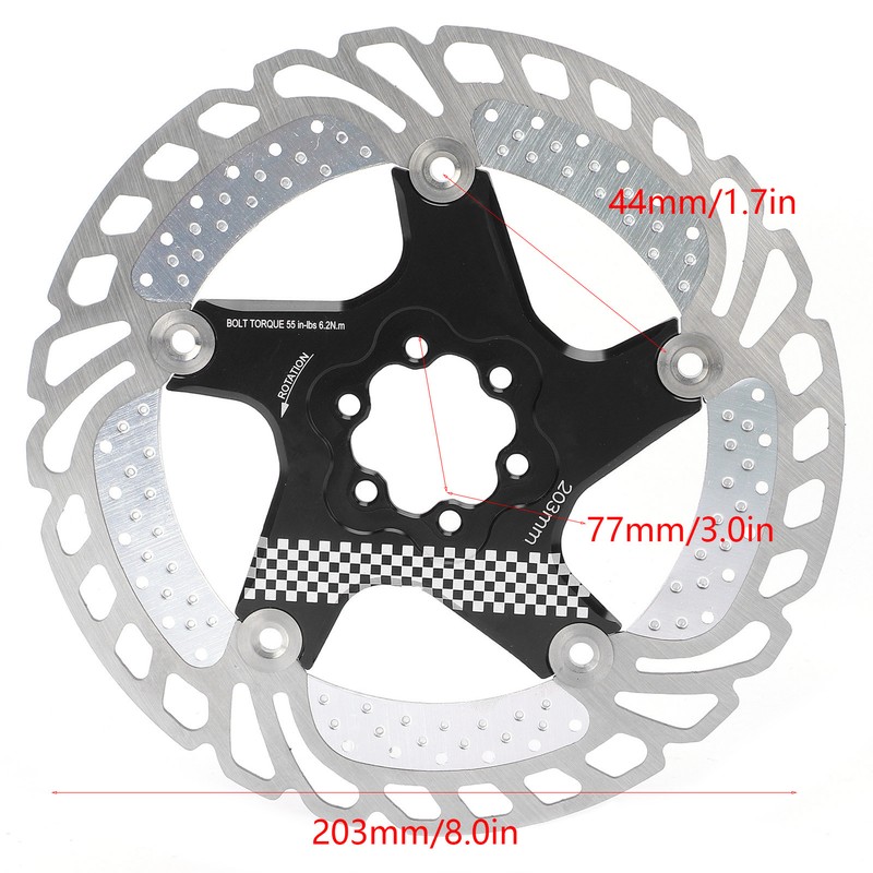 LeBycle Bicycle Brake Cooling Disc Floating Ice Rotor for MTB