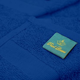 Pearl Linens 100% Cotton Premium Salon Towels Set of 24| Ultra Soft Hand Towels| Bulk Hand Towels | Spa, Gym Towel | Gym Hand Towel | Absorbent | Royal Blue Hand Towel | Hand Towel | 16x27 Inches