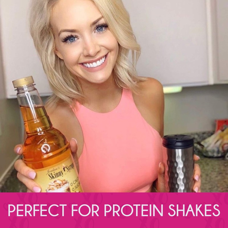 Jordan's Skinny Mixes Sugar Free Flavoring Syrup, Salted Caramel Mocha,