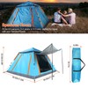 KOCASO Camping Tent 3-4 Person, Family Tents, Waterproof Tent for