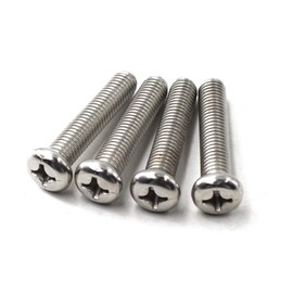 M3x8 Phillips Screws 304 Stainless Steel Metric Machine Screw Bolts (Pack of 100)
