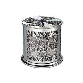 Wentworth Pewter - Celtic Cross Pewter Money Box, Baby Gift, Keepsake
