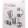 Wilmax Thermoglass French Press Stainless Steel, 27.1 fl oz (800