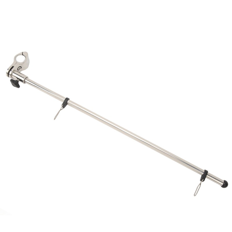 Marine Grade Rail Mount Flag Pole 560mm Stainless Steel Flag