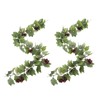 SENCOS Artificial Grape Vine Leaf Garland Plant with 5 Strings