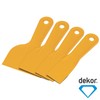 DEKOR Plastic Putty Knife Set - 4 pieces - Paint
