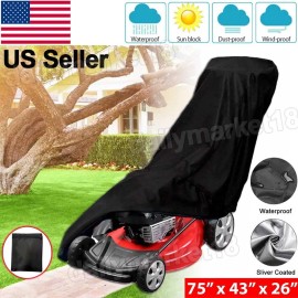 Universal Waterproof Lawn Mower Cover Garden Dust UV Protector For Push Mowers Universal