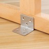 64 PCS Sliver Corner Brace, Stainless Steel 38MM X 30MM