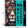 Libro para Colorear Mandalas Antiestrés Manifiesto PODER ANIMAL, Relajación y