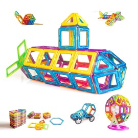 Condis Magnetic Building Blocks 95 Pieces, Magnetic Toy Magnets Children Magnetic Building Blocks Magnet Toy Magnet Game Children’s Toy Puzzle Gift Children’s Toys from 2 3 4 5 6 7 Years Boys Girls