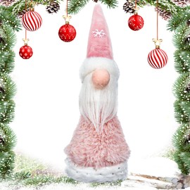 Christmas Santa Claus Tree Topper Christmas Tree Decorations, Fairy Tree Topper, Christmas Tree Decorations Pink for Home Decor Festival Party Xmas Tree Accessories