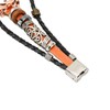 for Xiaomi Mi Band 7 Leather Strap Metal Snap Retro