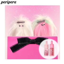 PERIPERA Ink Airy Velvet + Keyring Set 4items, Color 1#$%Color 2#$%Keyring:030 Wake Up Cherry-030 Wake Up Cherry-White