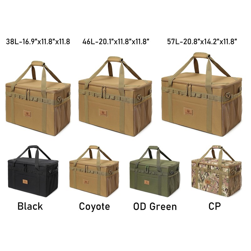 Lemubeane Tactical Camping Storage Bag Utility Tote Bag Organizer with