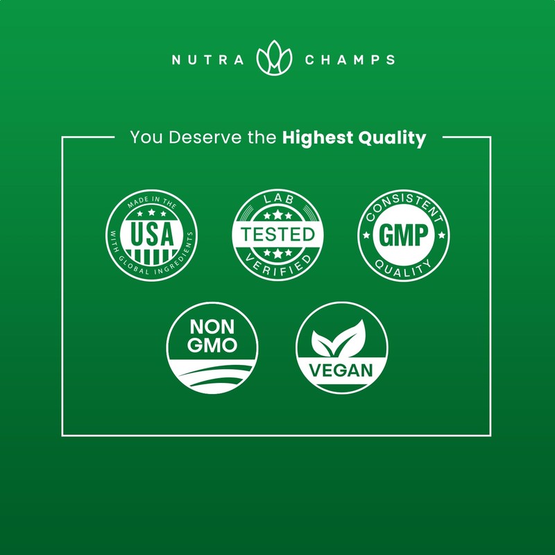 NutraChamps Pycnogenol French Maritime Pine Bark Extract, Premium Circulation Complex,