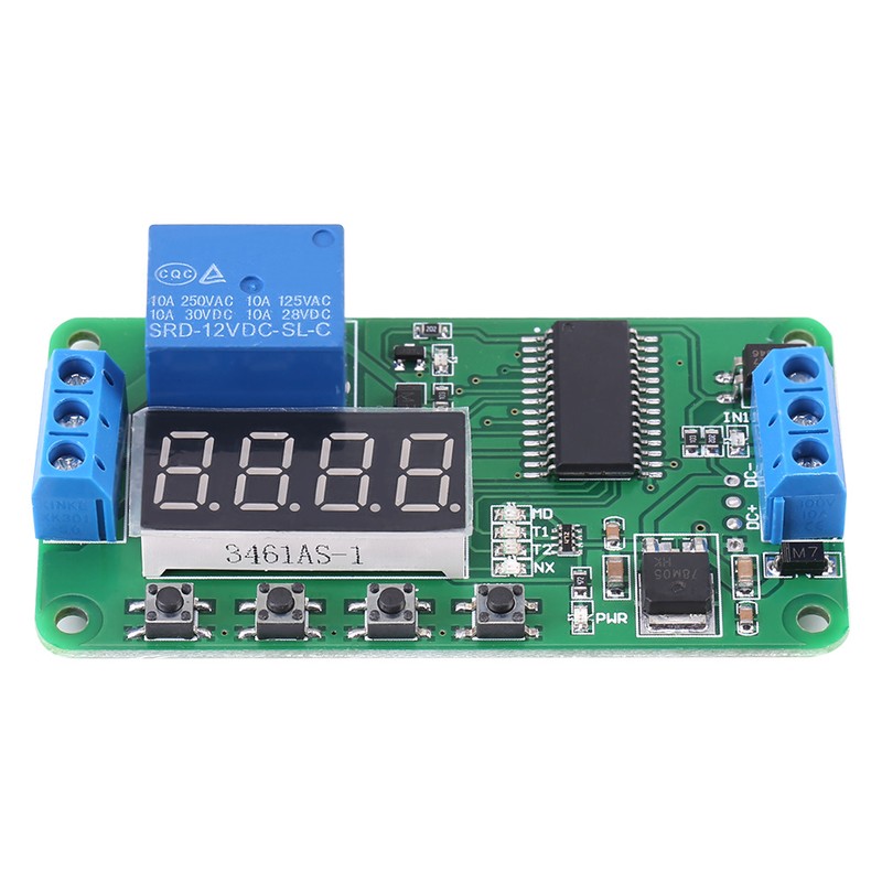 Multifunction 1 Channel DC 12V Delay Relay Controller LED Timer