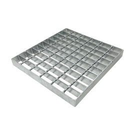 Natotela 12in Galvanized Steel Drain Grate-Durable Heavy Duty Metal Catch Basin Grate for 12" Concrete Catch Basin,Outdoor Drainage Grates for Garage,Sewer,Dowmspout,Driveway,Yard(11.6x12 in)