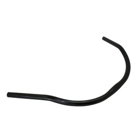Fenix Beach Cruiser Round Bike Handlebar, (Black, 25.4mm)