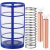 Qualirey 6 Pcs Copper Anode Replacement Kit Solar Pool Replacement