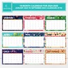 18 Months Desk Calendar Jan 2024 to June 2025-16.8x12in Desk