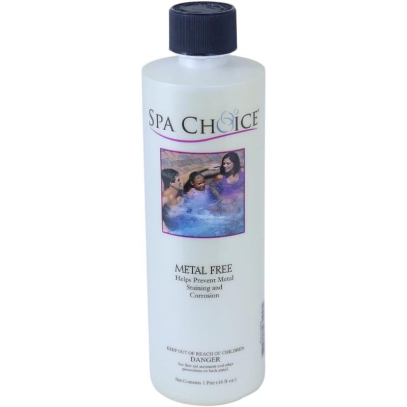 SpaChoice 1-Pint 2-Pack Premium Metal Free, Metal Gone for Spa