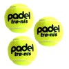 TRE NIS Envase con 3 Pelotas De Pádel Sin Presión
