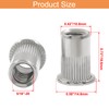 Cionyce 30 Pcs 5/16 Inch - 18 UNC Rivet Nuts