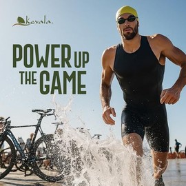 Kevala Electrolitos Sin Azucar Sabor a Frambuesa, Sales Hidratantes en Polvo con Inulina de Agave y Prebióticos Para una Hidratación Vegana Keto | 1 Paquete (14 Sobres)