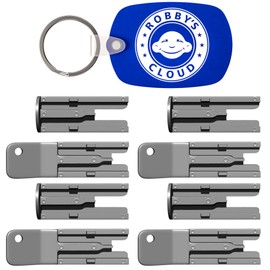 Key for Betco Soap Dispensers 98433 - Compatible with Betco Clario Manual Soap Dispensers - Comes with Robby’s Cloud Keychain (4 Pack)